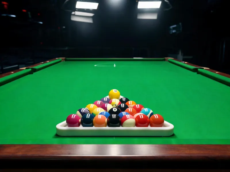 Tournament billiards table